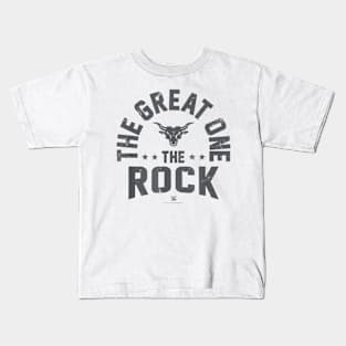 The Rock The Great One Vintage Fight Type Kids T-Shirt